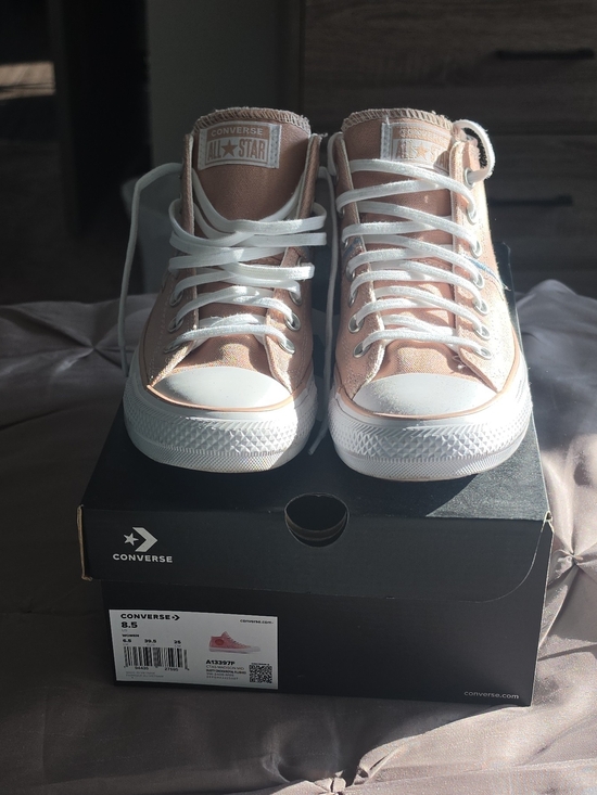 Converse Shoes - Converse Women's Light Pink High-Top Sneakers